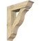 Ekena Millwork Funston Traditional Rough Sawn Bracket w/ Offset Brace, Douglas Fir, 8"W x 30"D x 36"H BKT0806X30X36FST01RDF - alternate 1